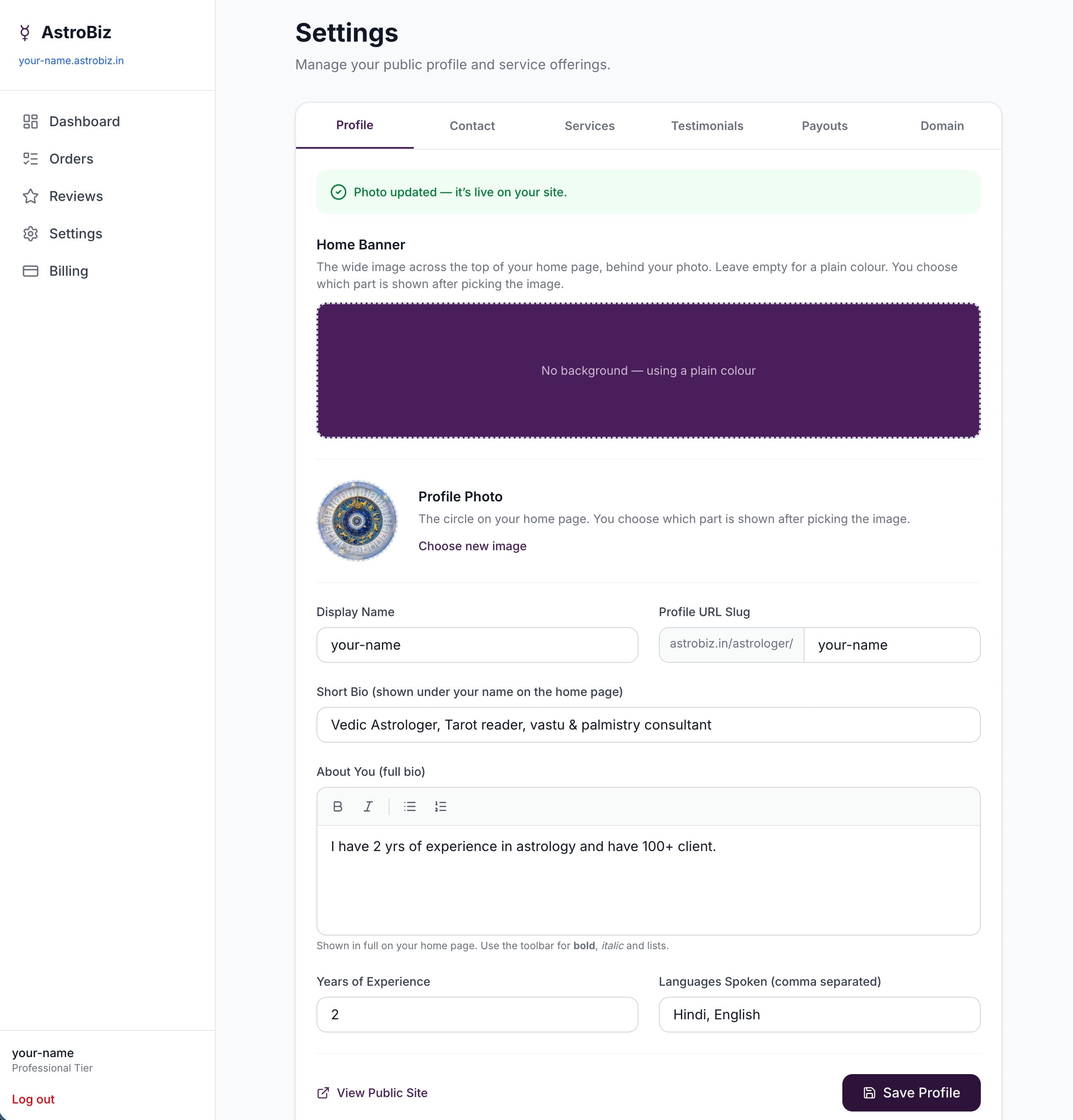 Your whole site, editable in minutes